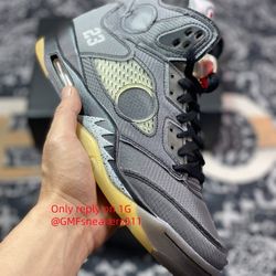 Off-White x Air Jordan 5 Retro SP 'Muslin'