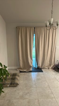 Black Out Curtains.