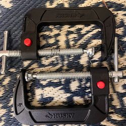 Husky 6 in c clamps
