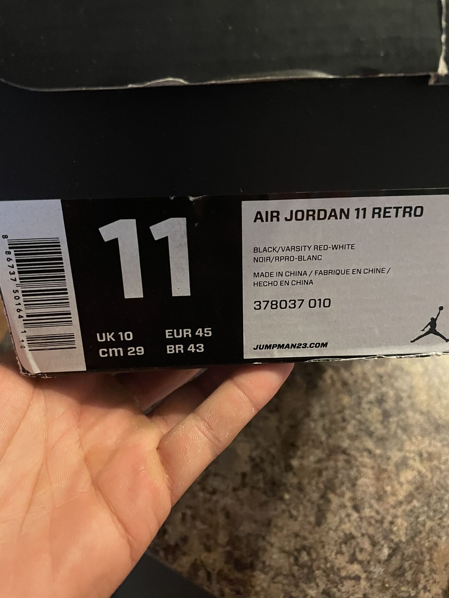 Air Jordan Bred 11 (2013) Size 11