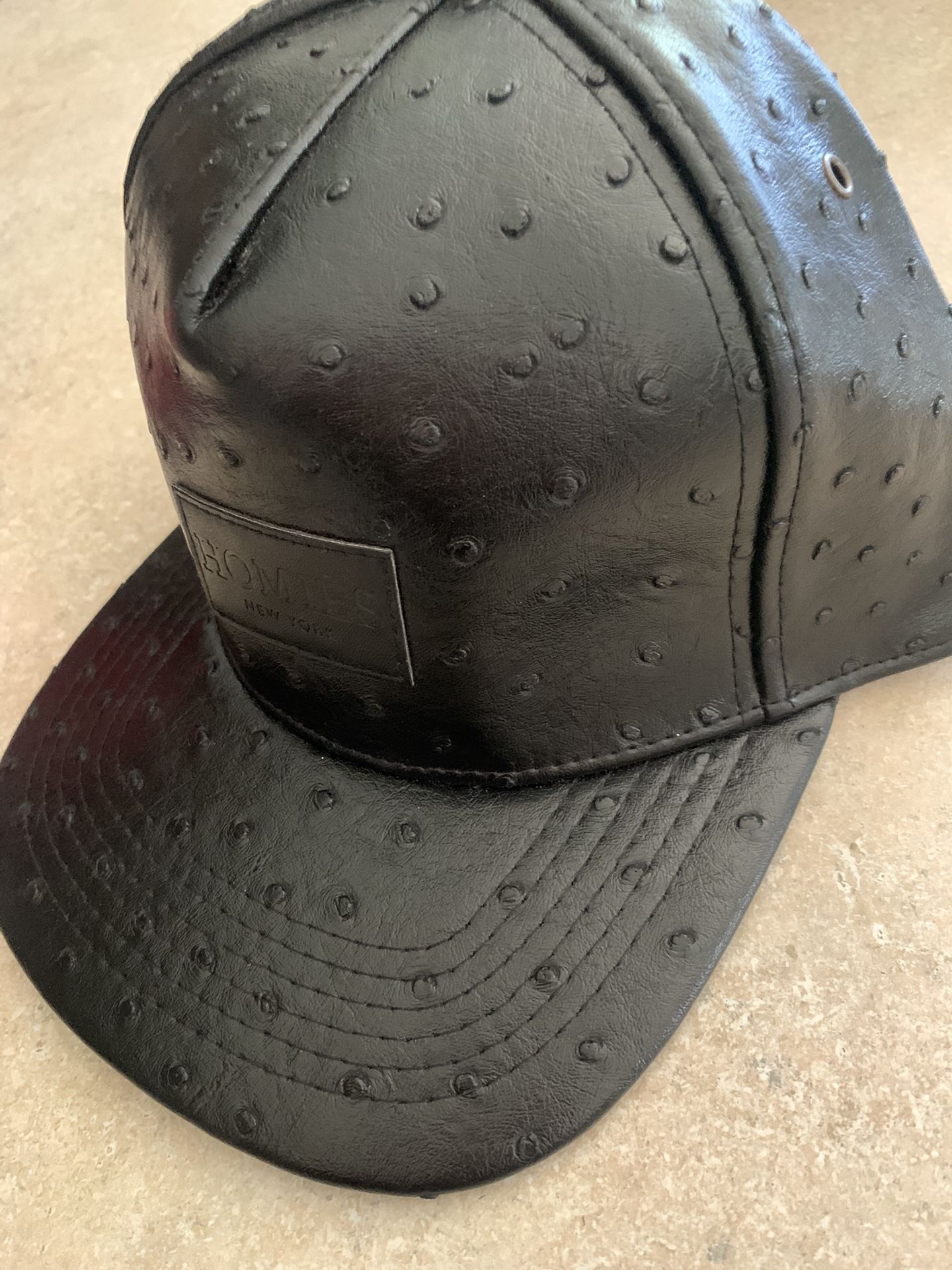 Homies Mew York Leather Style Cap