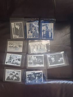 Lot Of 10 Beatles Collectible Cards