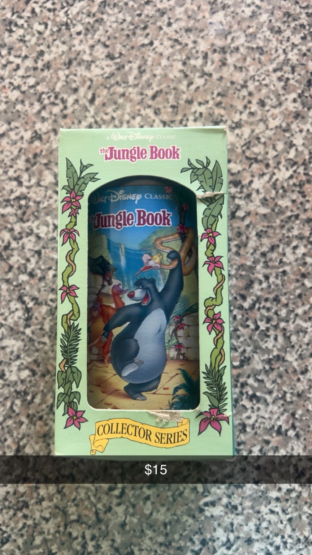 The Jungle Book" collector's series plastic glass