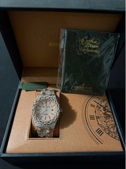 Moissanite Bussdown thorn AP watch