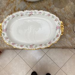 Limoges Large platter, Jean Pouyat 