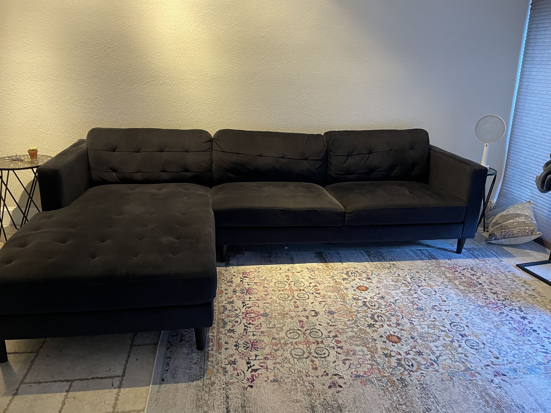 Grey Microfiber Sectional
