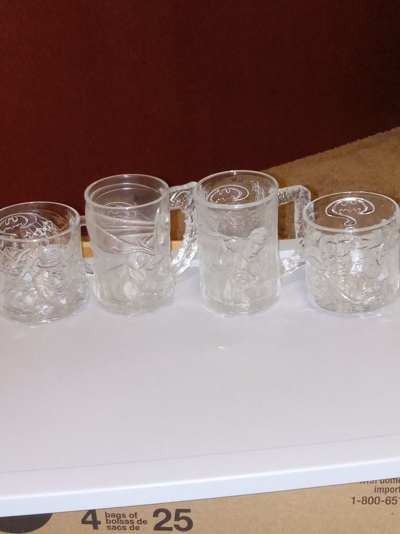 Batman Forever Glass Mugs