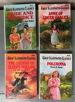 Four Great Illustrated Classics Books $3 each or $10 for All