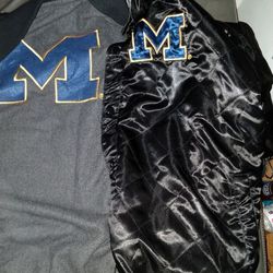 Michigan reversible bomber jacket