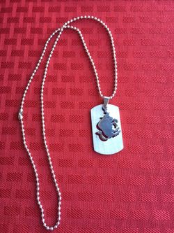 Stainless Steel Taurus Necklace