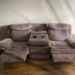 Sofa And Love Seat Recliner Set  