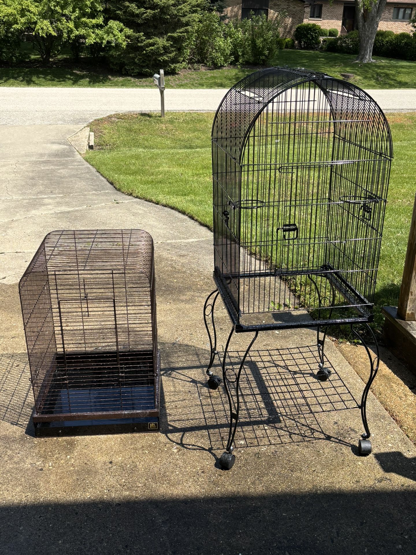 Two Bird cages