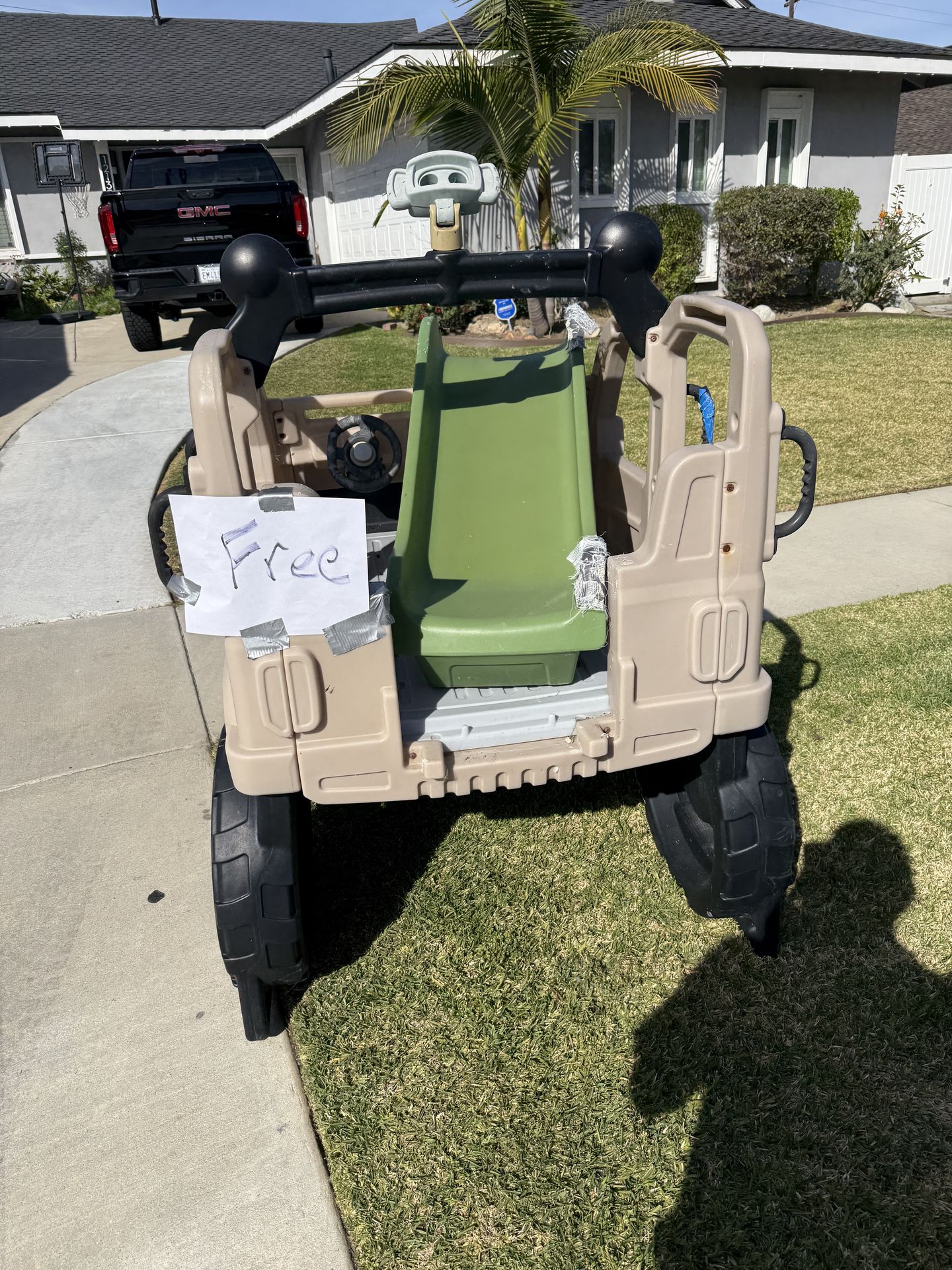 Kids Truck play area with slide