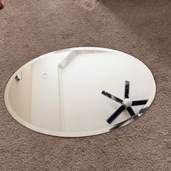 3ft x 2ft oval mirror