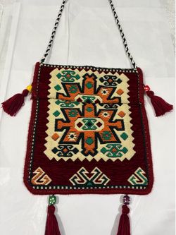 Vintage Turkish handmade crossbody bag