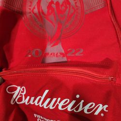 FIFA 2022 BUDWEISER QUTAR BACKPACK , NEW
