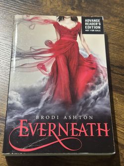 Everneath By Brodi Ashton ADVANCE READER’S EDITION Paperback Book