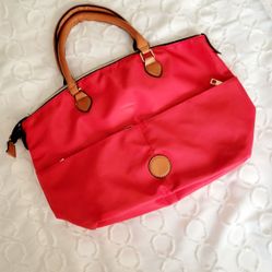 Red Nylon Tote