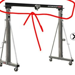 Yes, It's Available Pittsburgh Top Bar Engine Crane "Top Bar Only"