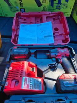 Milwaukee
M18 FUEL 18V Lithium-Ion Brushless Cordless 1/2 in. Mid-Torque Impact Wrench with Friction Ring Kit, Resistant Batteries