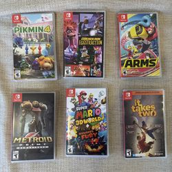 Assorted Nintendo Switch 1 games