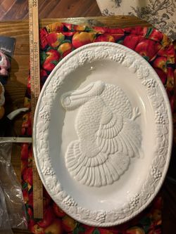 Ceramic Turkey Platter
