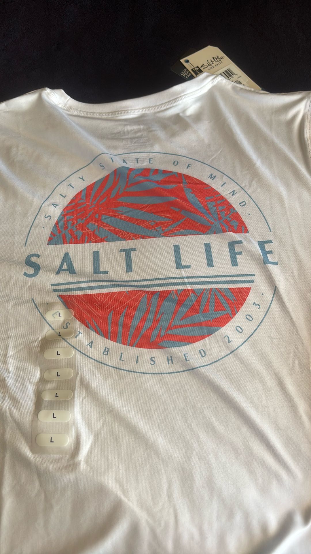 Salt life T Shirt SLX Uvapor