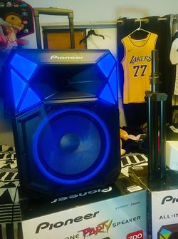 Pioneer PSX615 700 Watt Party Speaker with Stand + Microphone – High Power Sound System