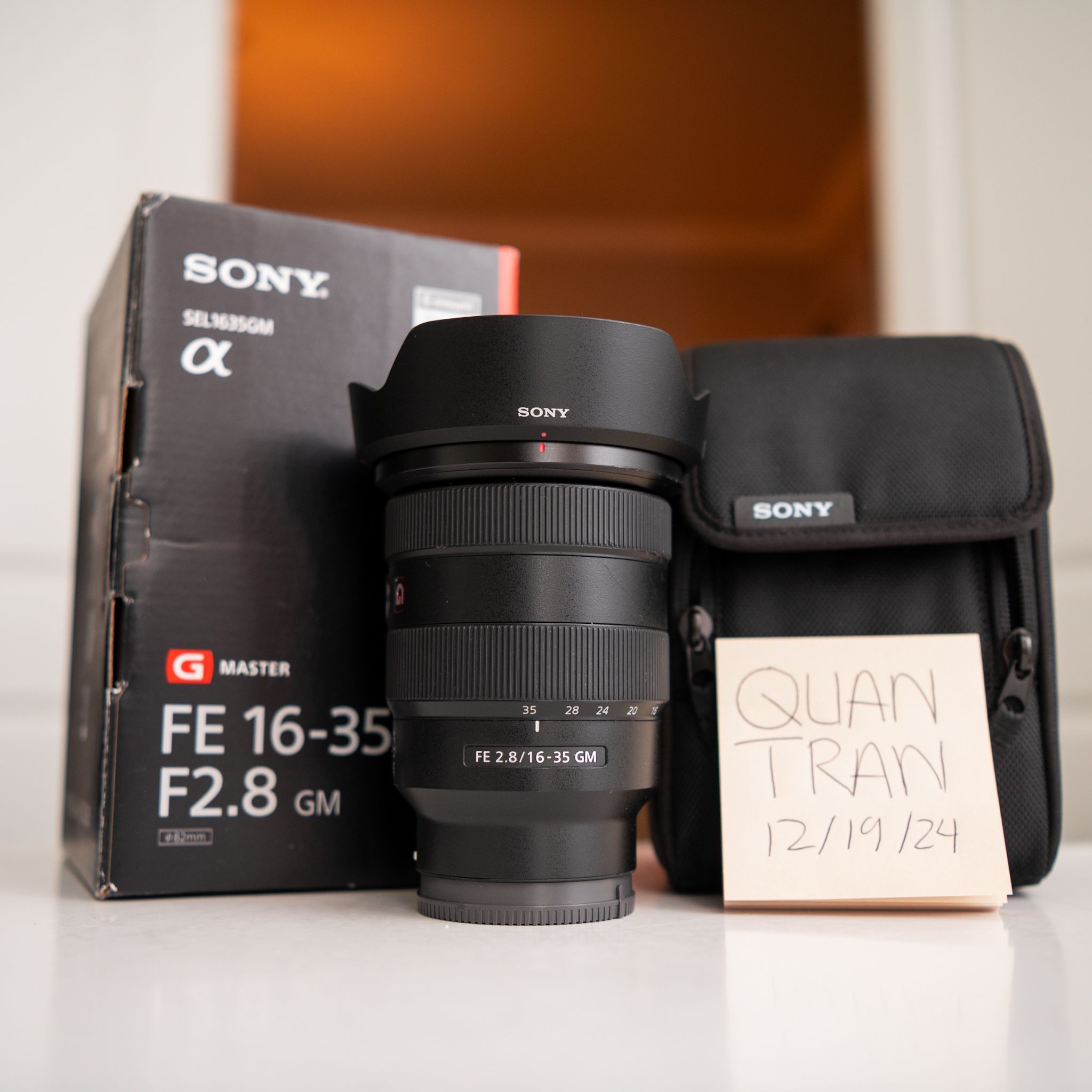 Sony 16-35mm F2.8 GM Lens