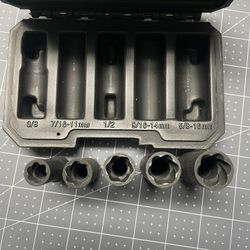 Die Hard Bolt Extractor Set Deep Well 3/8 Drive