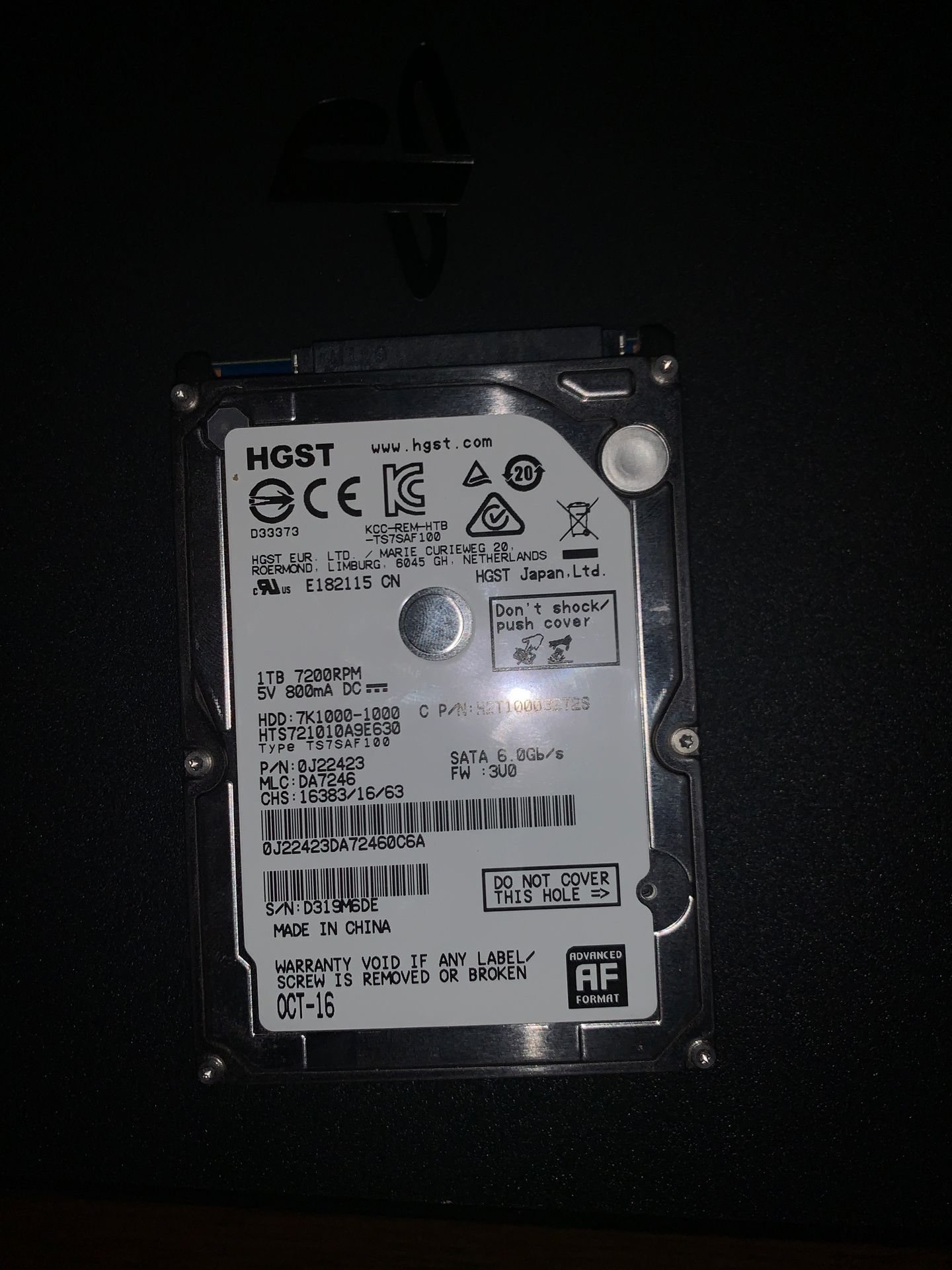 1Tb Hard Drive