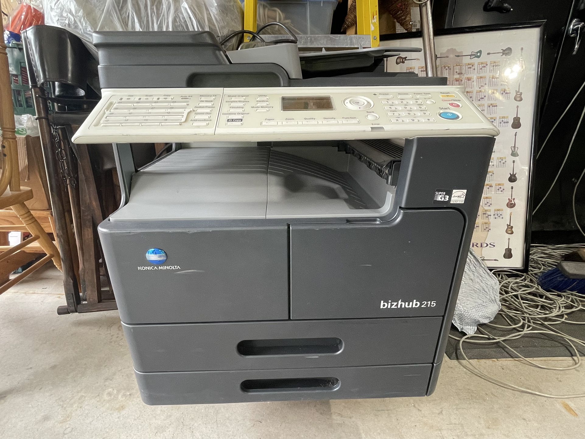 Konica Minolta Biz hub 215 Business Printer Copier