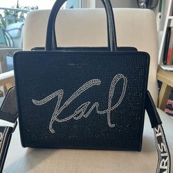 Karl Lagerfeld Black Luxury Purse (228$ Mkt Value)