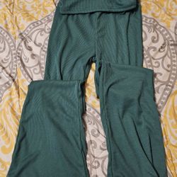 Green Pants Suit