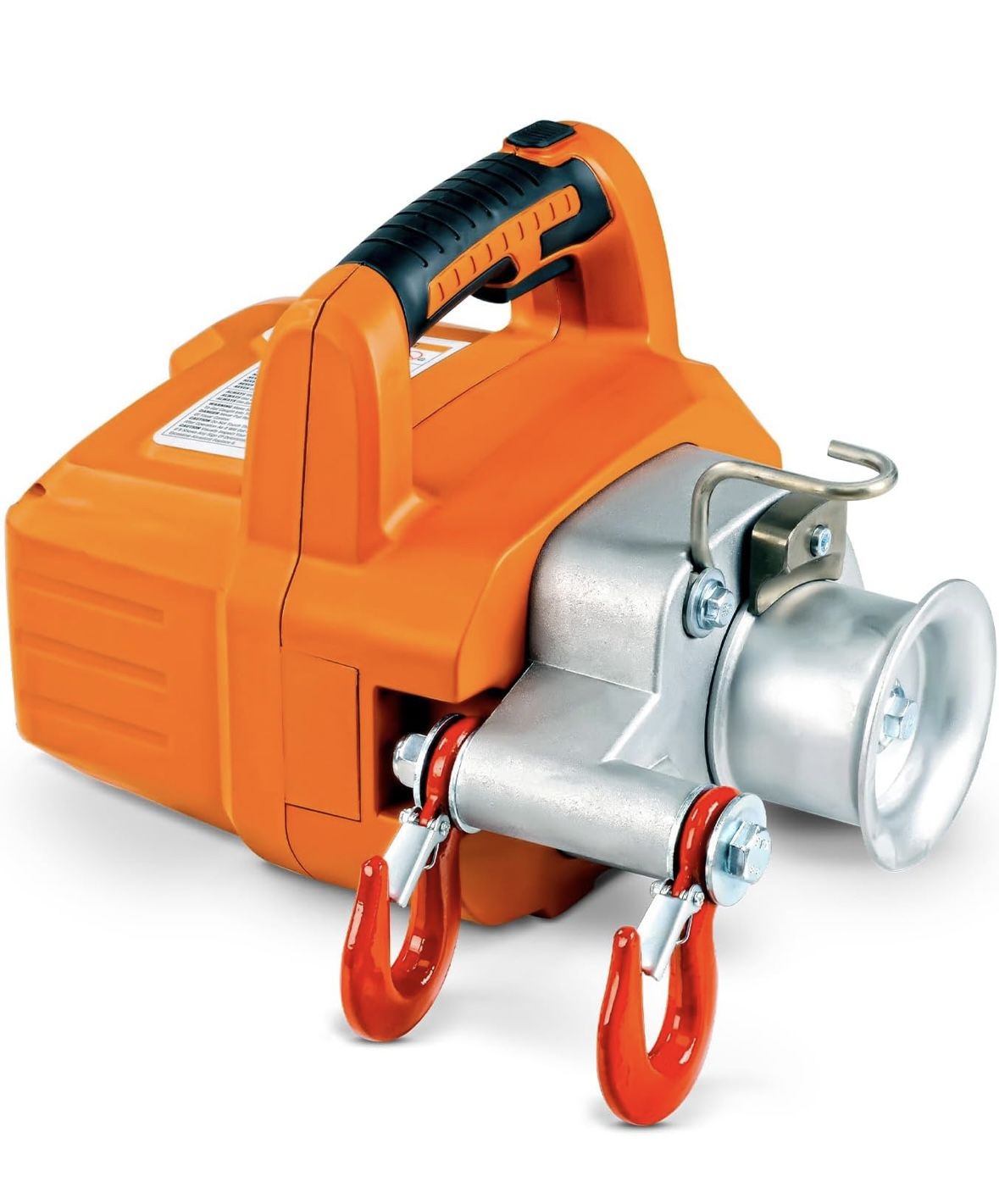 SuperHandy Capstan Winch - Cordless Brushless Motor, 2000lb Max Pull Force, Portable Li-Ion Battery Powered, 1 Ton Towing Capacity for Forestry, Hunti