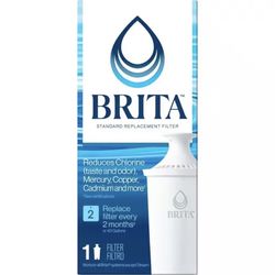 BritaReplacement Water Filter Cartridge for Water Pitcher and Dispensers, BPA F