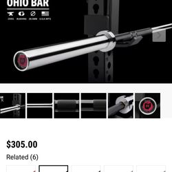 Rogue Fitness Ohio Bar – Black Zinc
