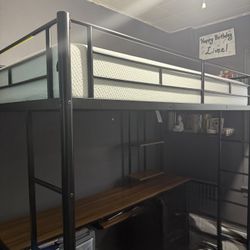 Loft Bed Frame (Twin Size) *Bed Not Included*