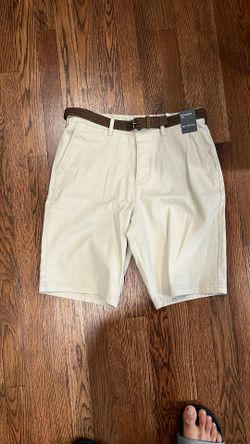 Khaki Shorts with Belt 