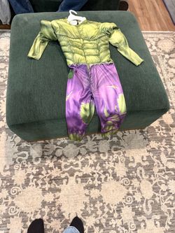 Kids Hulk Muscle Costume Size Small 4-6
