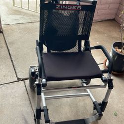 Zinger Chair Foldable Power  Like New 