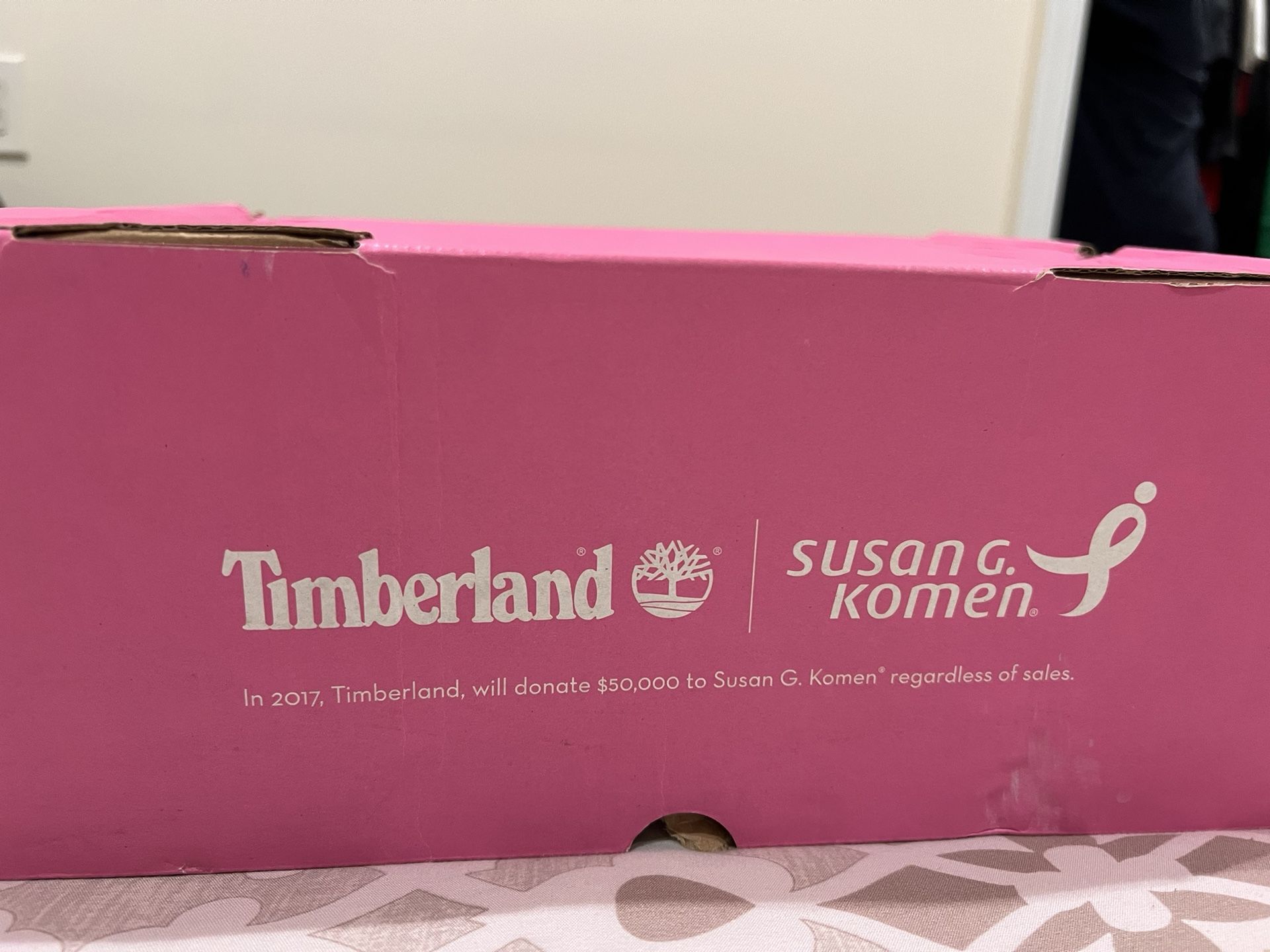 Mens Pink Timberland Size 11