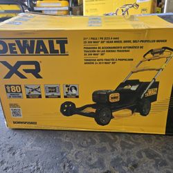 DEWALT Lawn Mower - 20V MAX 21 in.
Self Propelled/2x10ah Batteries and
charger DCMWSP256U2