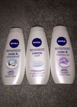 Nivea Body Wash Lot of 3