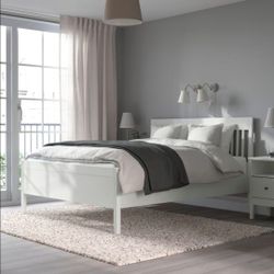 IDANÄS Bed frame  with mattress
