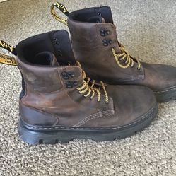 Doc Martens Tarik’s Brown Horse Leather Boots Utility Work Snow