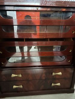 Mahogany 1950s furniture good condition 4 pieces