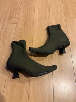 Blac Stretch Sock Ankle Boots size 7.5