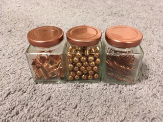 Rose Gold Desk Decor