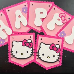Hello Kitty Birthday Banners